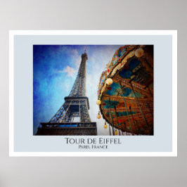 Tour de Eiffel Paris Poster