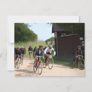 Tour de France 1903 Första loppet Färg Redux Vykort