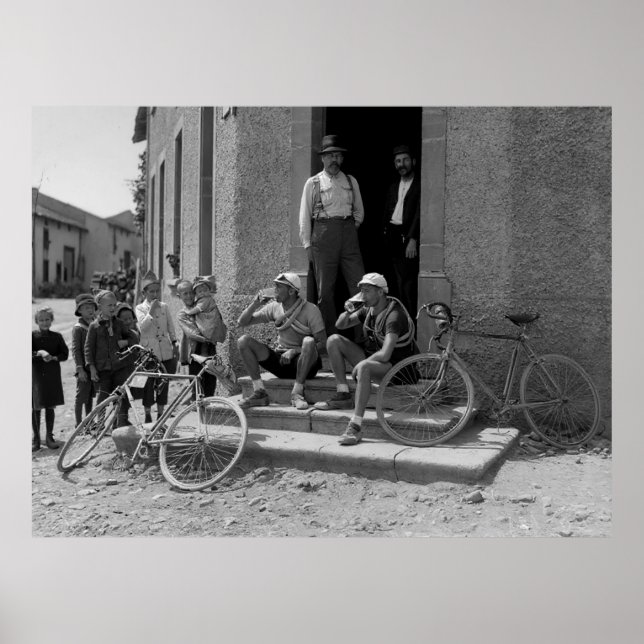 Tour de France 1921 Efter Etappen Öltid Colo Poster (Framsidan)