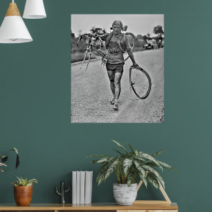 Tour de France 1928 Etapp 7 italien Giusto Cerutti Poster