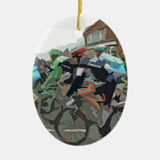 Tour De France 2014 Julgransprydnad Keramik