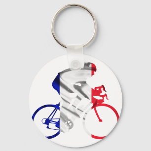 Tour De France cyklist Nyckelring