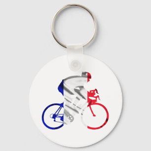 Tour De France cyklist Nyckelring