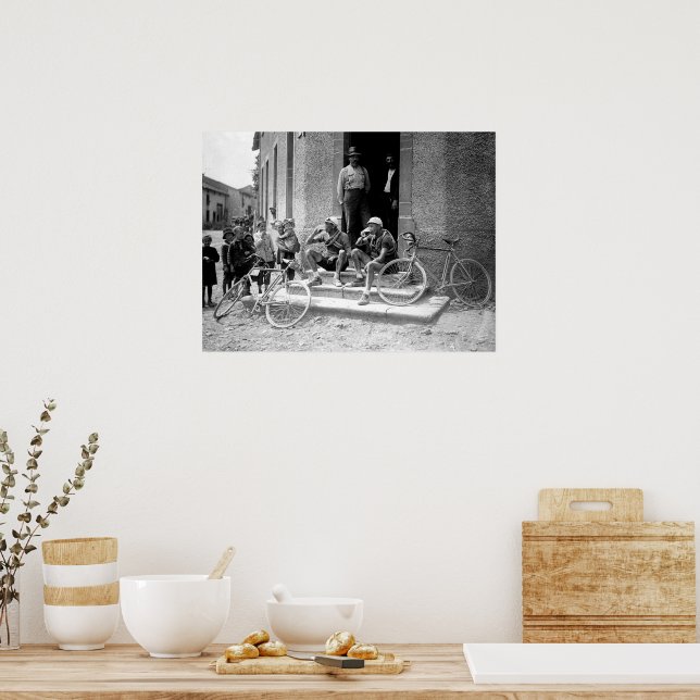 Tour de France Efter Etappen Öltid 1921 Poster (Kök)
