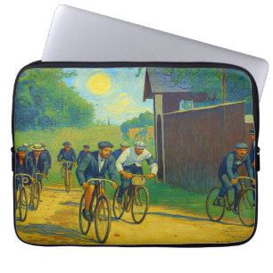 Tour de France Första loppet 1903 van Gogh Redux  Laptop Fodral