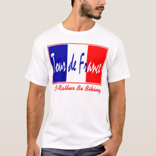 Tour De France - jag skulle cyklar ganska fransk T-shirt