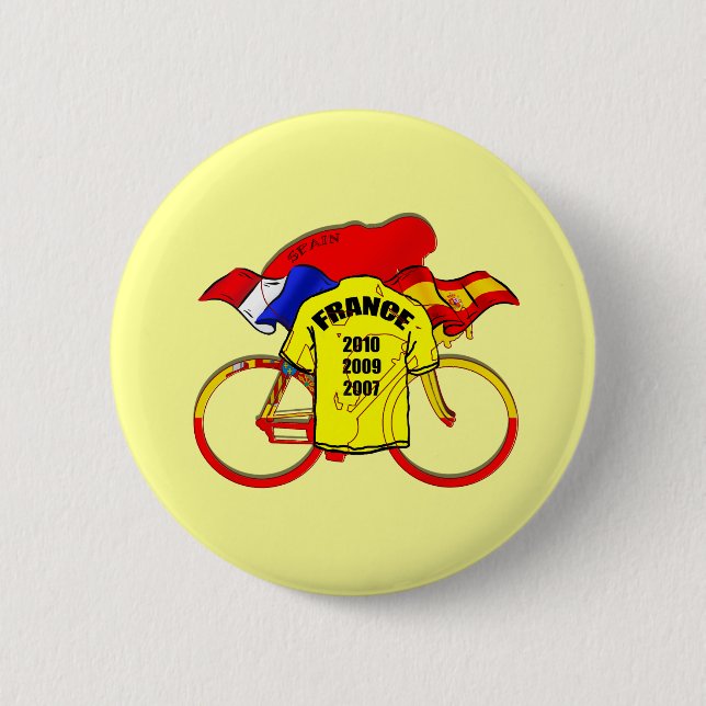 Tour De France mästare Spanien gula Jersey Knapp (Framsida)