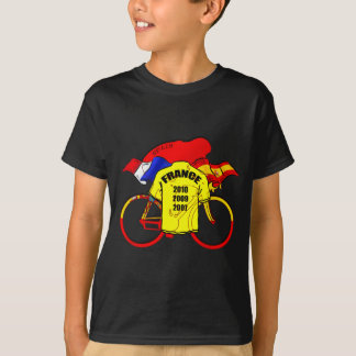 Tour De France mästare Spanien gula Jersey T-shirt