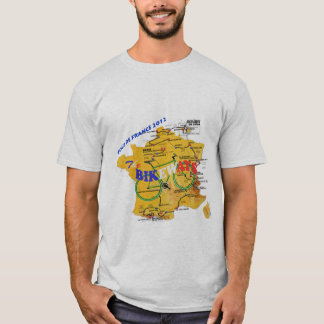 Tour De France officiell den Bikeways t-skjortan T-shirt
