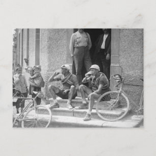 Tour De France - Vintage tar en paus Vykort
