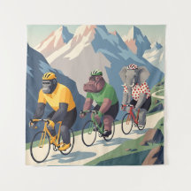 Tour de France WPA-inspirerat canvastryck