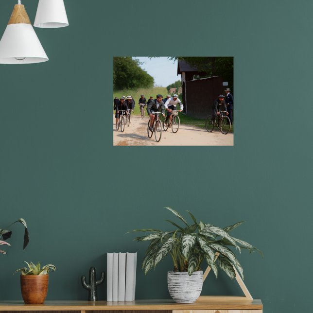Tour de Frankrike 1903 Redux första Tävling Färg Poster (Vardagsrum 1)