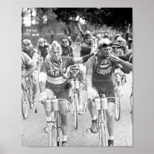 Tour De Frankrike 1920s Poster (Framsidan)