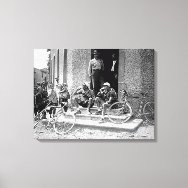 Tour de Frankrike 1921 efter stegtiden Canvastryck (Framsida)