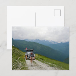 Tour de Frankrike 1925 Okänd Rider Col d'Aubisque Vykort