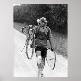 Tour de Frankrike 1928 Italienska Giusto Cerutti W Poster