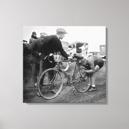 Tour de Frankrike 1928 Steg 10 Raymond Decorte Canvastryck