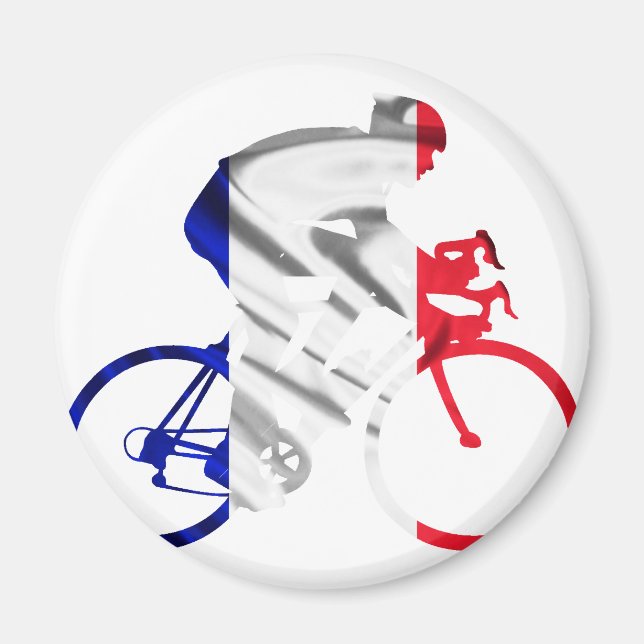 Tour de frankrike cyclist magnet (Framsidan)