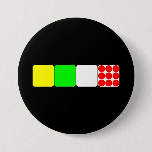 Tour de Frankrike Jerseys 2 Black Buttons Knapp (Framsida)