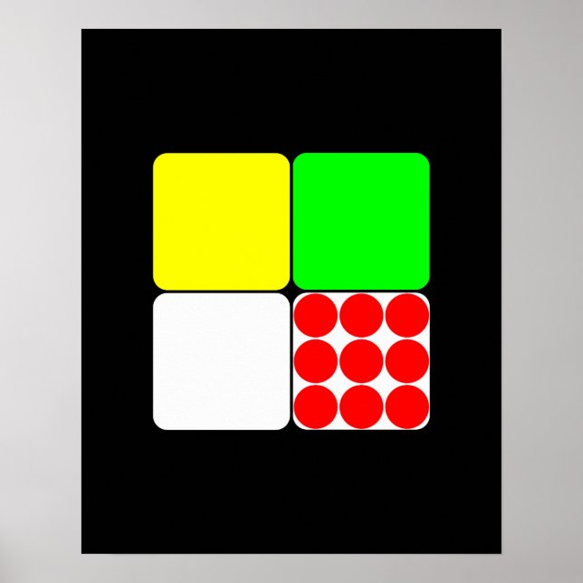 Tour de Frankrike Jerseys 3 Black Poster (Framsidan)