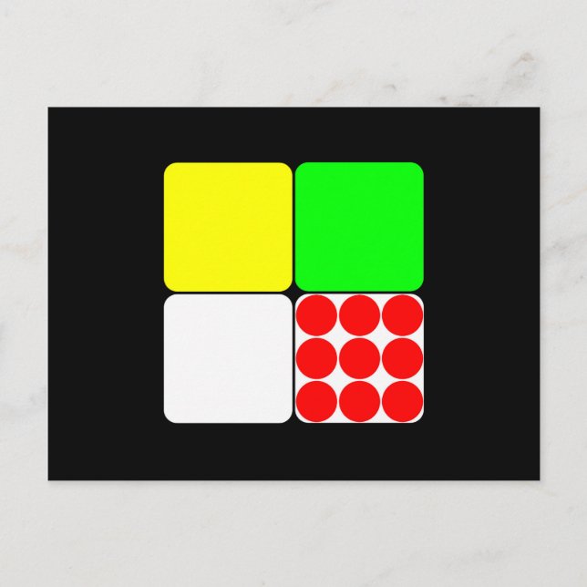 Tour de Frankrike Jerseys 3 Black Vykort (Framsida)