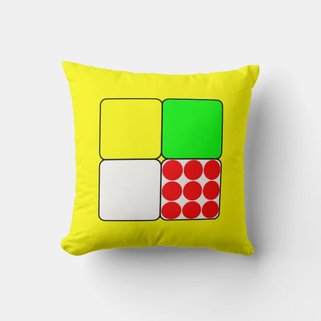 Tour de Frankrike Jerseys 3 Gult Kudde (Framsida)