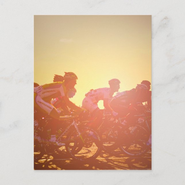 Tour De Frankrike Sunset Vykort (Framsida)