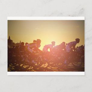 Tour De Frankrike Sunset Vykort
