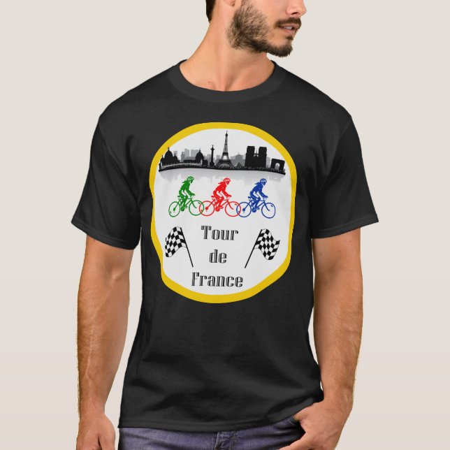 Tour de Frankrike T Shirt (Framsida)