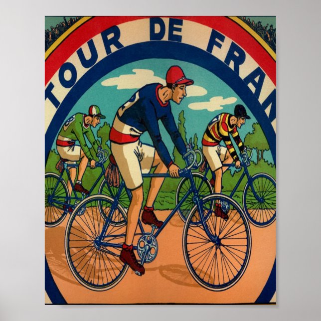 Tour De Frankrike Vintage Poster (Framsidan)
