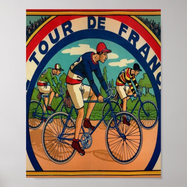 Tour De Frankrike Vintage Poster (Framsidan)