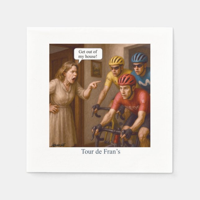 Tour de Fran's Pappersservett (Framsidan)