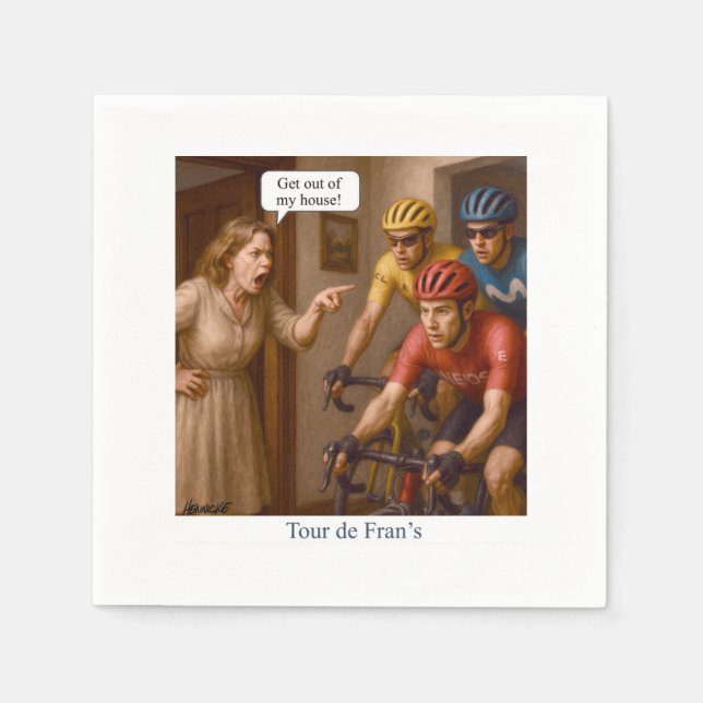 Tour de Fran's Pappersservett (Framsidan)