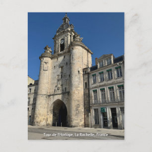 Tour de l'Horloge, La Rochelle, Frankrike Vykort
