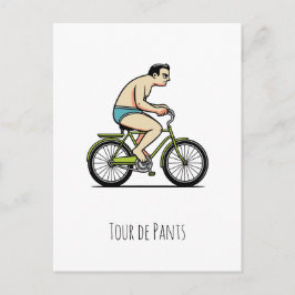 Tour de pants vykort