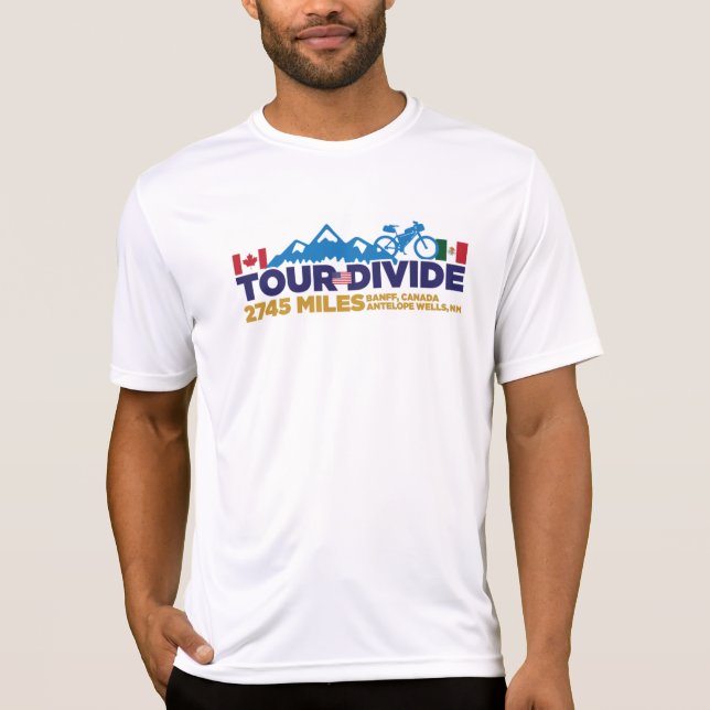 Tour Divide Banner T-shirt (Framsida)