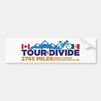 Tour Divide Bumper Sticker Bildekal