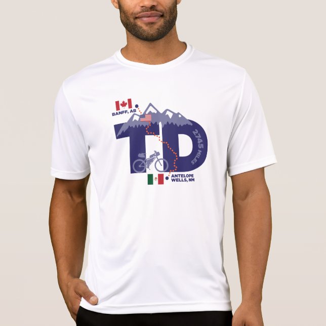 Tour Divide 'TD'-Logotyp T-shirt (Framsida)