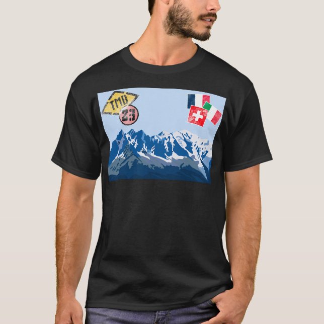 Tour Du Mont Blanc 2023 T Shirt (Framsida)