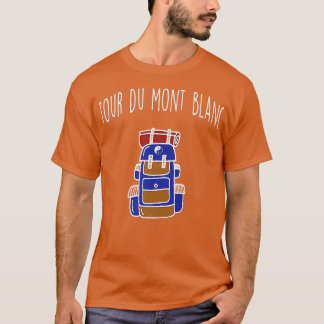 Tour Du Mont Blanc-ryggsäckskylt, spår T Shirt