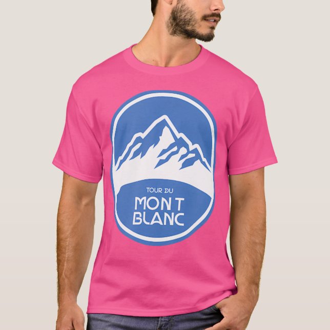 Tour Du Mont Blanc T Shirt (Framsida)