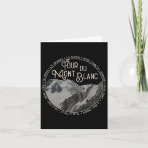 Tour Du Mont Blanc-växel European Hiking Trail Sou Kort