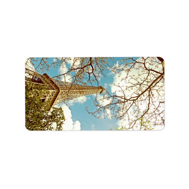 Tour Eiffel Adressetikett (Framsidan)