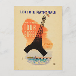 Tour Eiffel loterie nationale Vykort