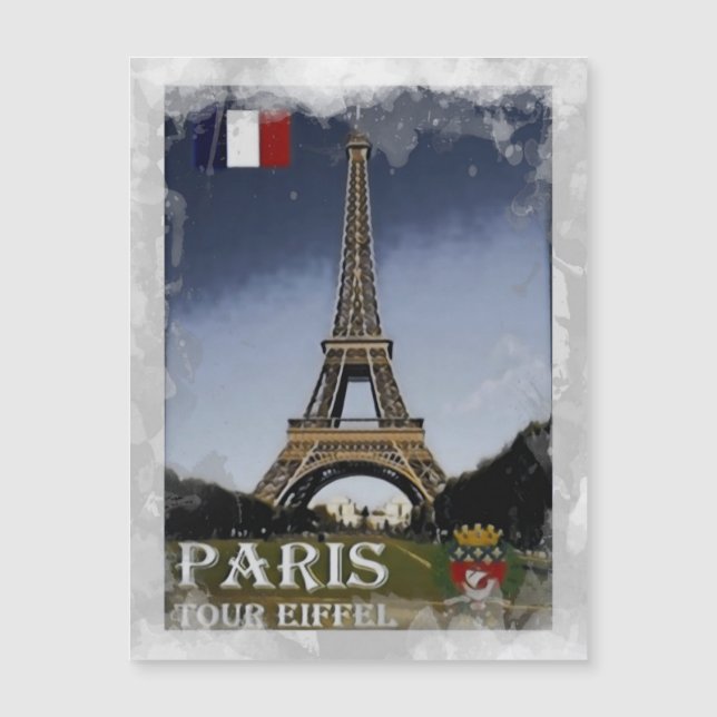 Tour Eiffel - Pari - Frankrike - (Framsida)