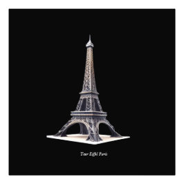 Tour Eiffel Paris France Fototryck