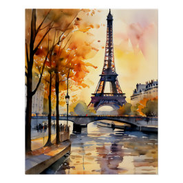 Tour Eiffel Paris France Monument historique Perfect Poster