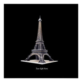 Tour Eiffel Paris France Perfect Poster