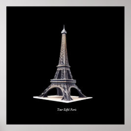 Tour Eiffel Paris France Poster