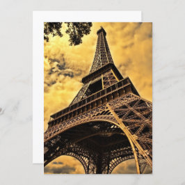 Tour Eiffel Paris Frankrike Inbjudningar